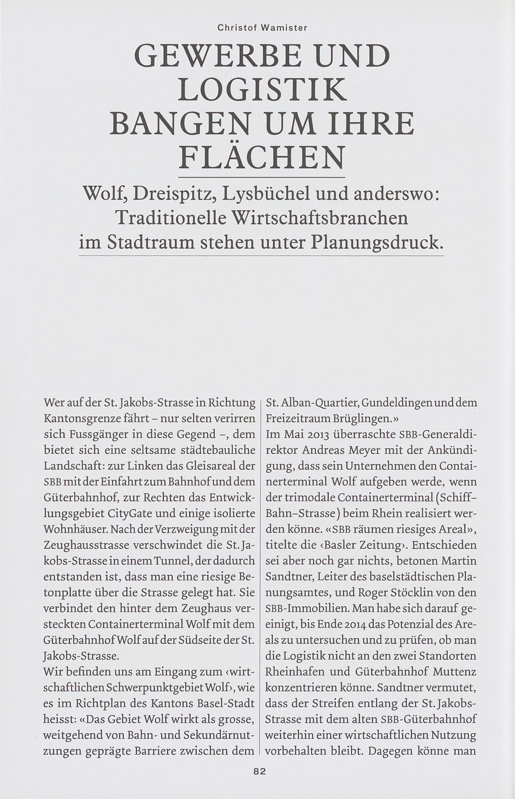 Gewerbe und Logistik bangen um ihre Flächen – Seite 1