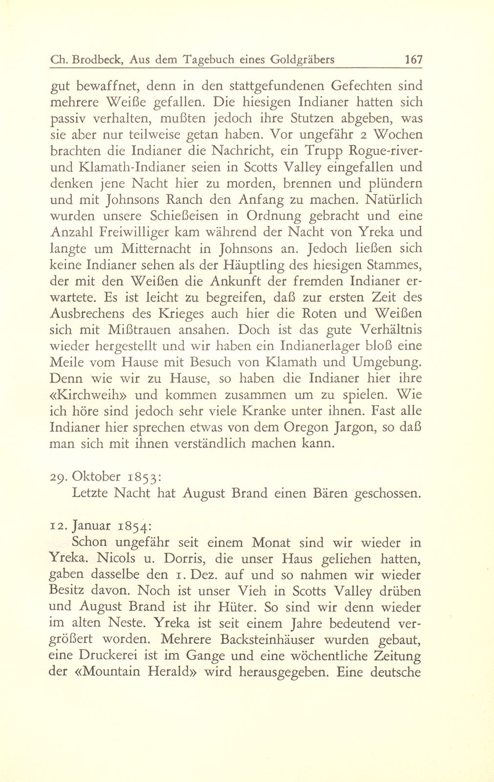 Aus dem Tagebuch eines Goldgräbers in Kalifornien [J. Chr. Brodbeck] – Seite 46