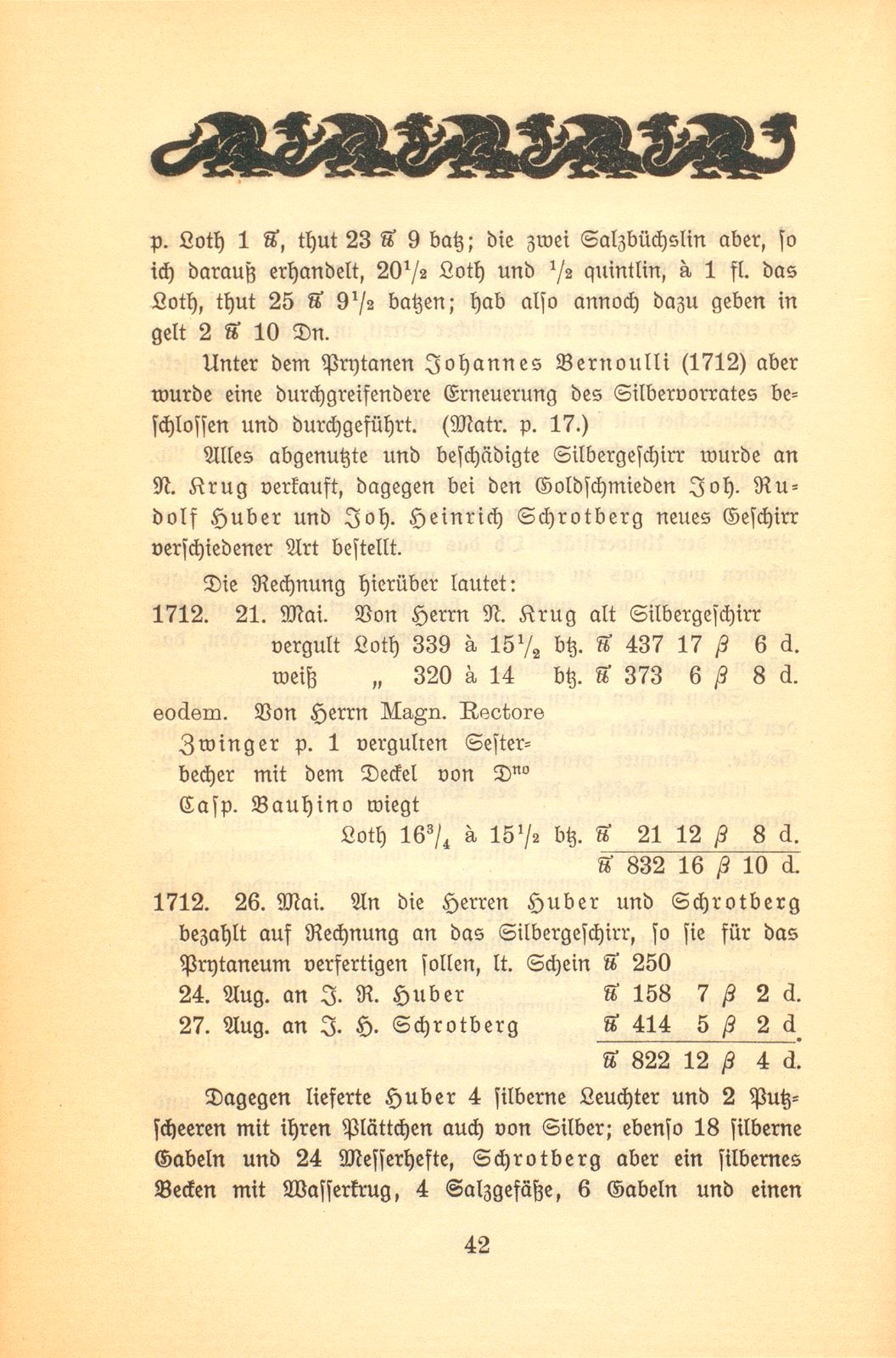 Das Prytaneum der Universität Basel. 1570-1744 – Seite 20