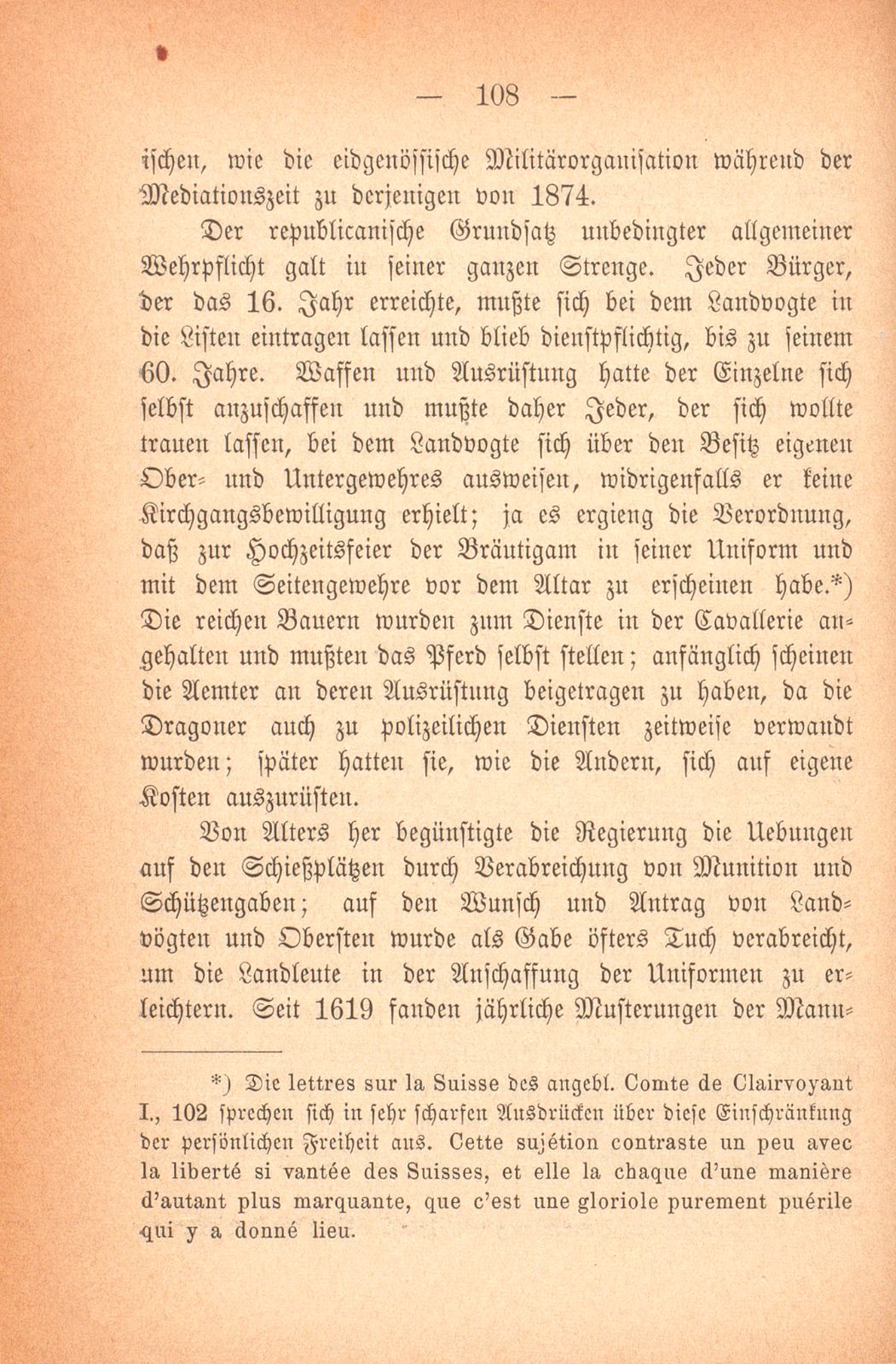 Über das baslerische Militärwesen in den letzten Jahrhunderten – Seite 30