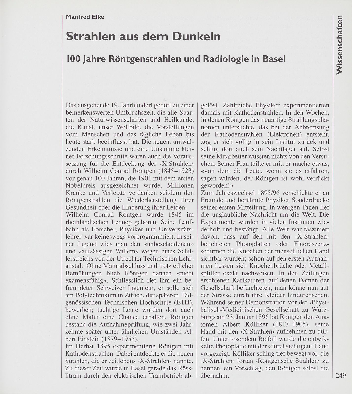 Strahlen aus dem Dunkeln – Seite 1