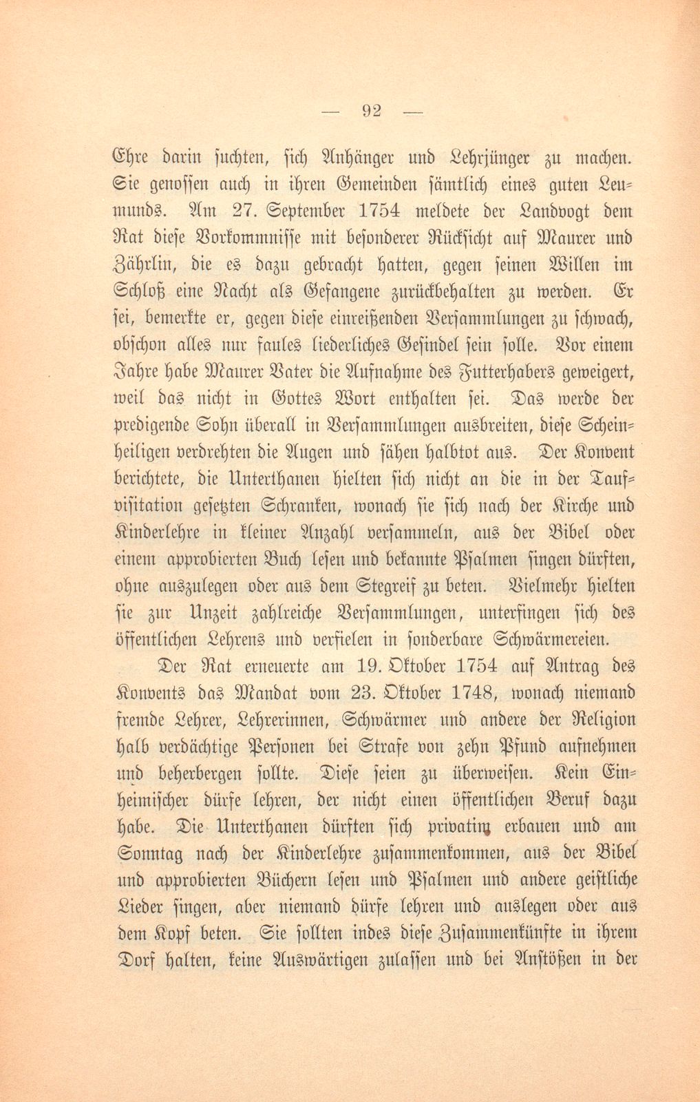 Die Basler Separatisten im achtzehnten Jahrhundert – Seite 39