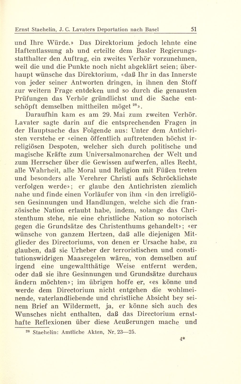 Johann Caspar Lavaters Deportation nach Basel im Jahre 1799 – Seite 21