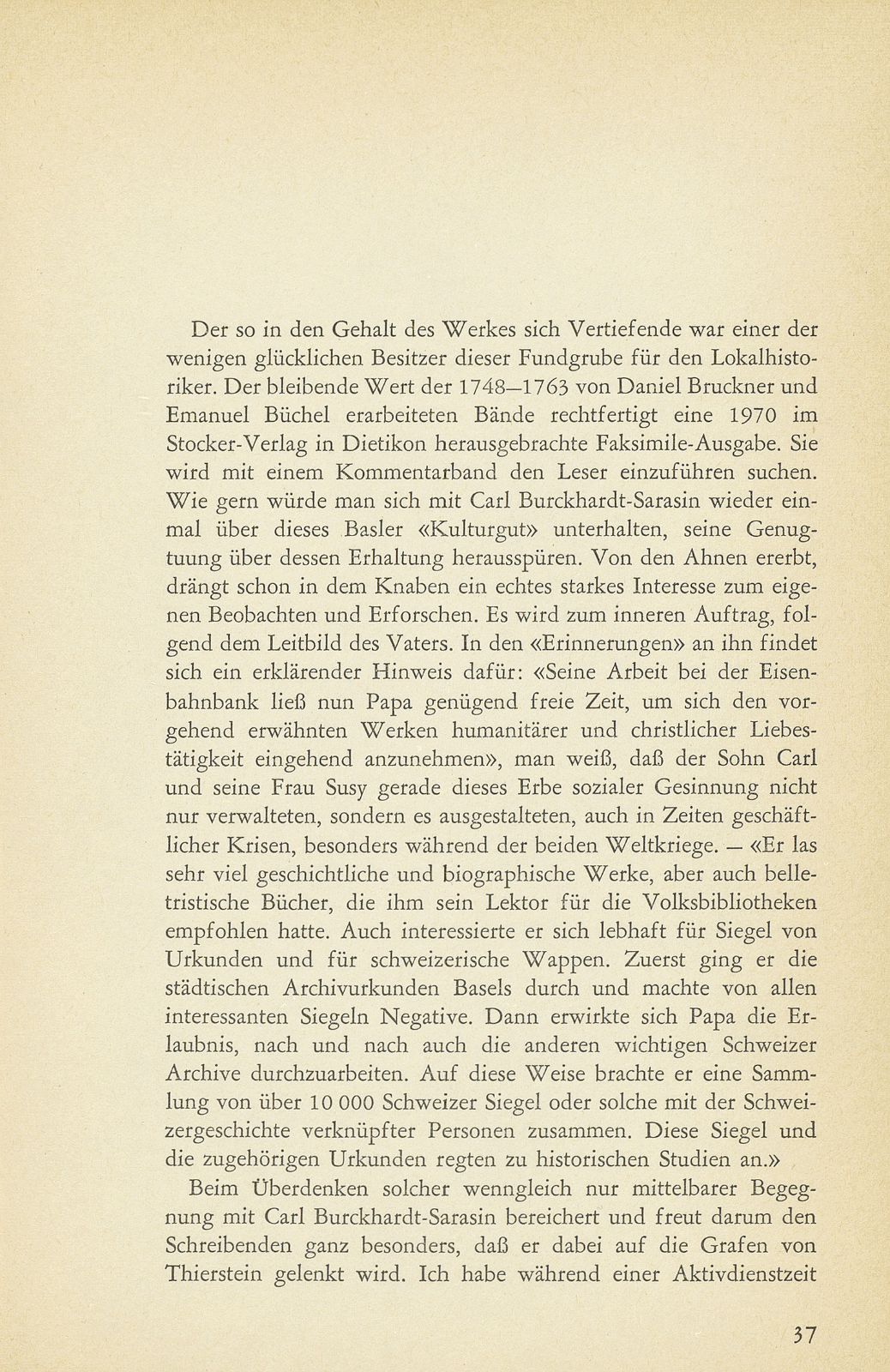 In memoriam Dr. h.c. Carl Burckhardt-Sarasin (1873-1971) – Seite 10