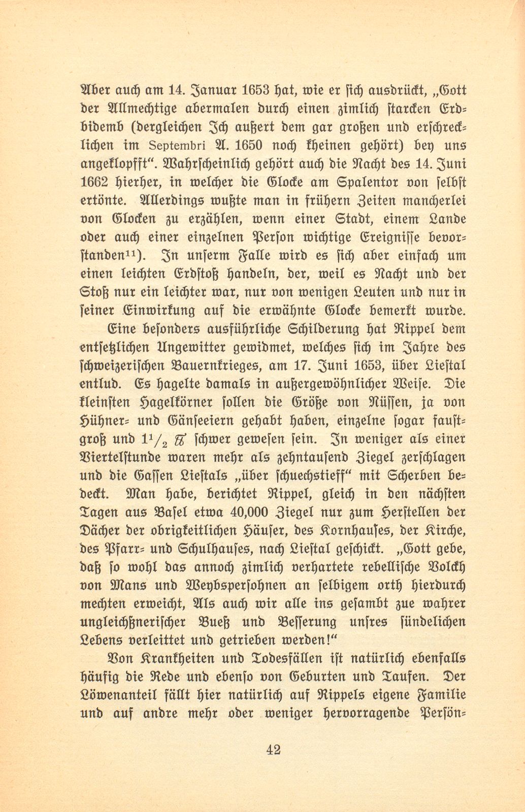 Basler Aufzeichnungen des siebenzehnten Jahrhunderts [Hans Jakob Rippel] – Seite 8