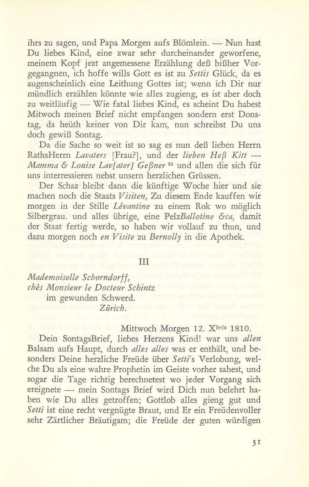 Eine Verlobung in Basel im Jahre 1810 – Seite 12