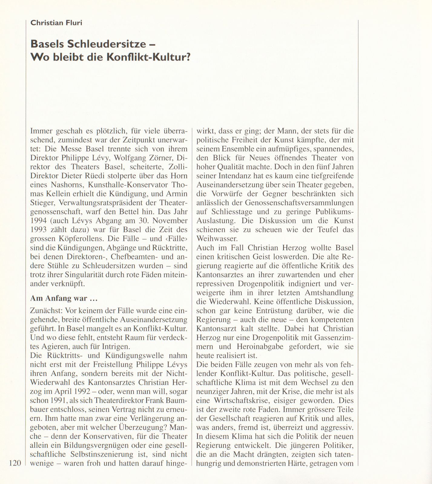 Schlaglichter Kultur – Seite 1