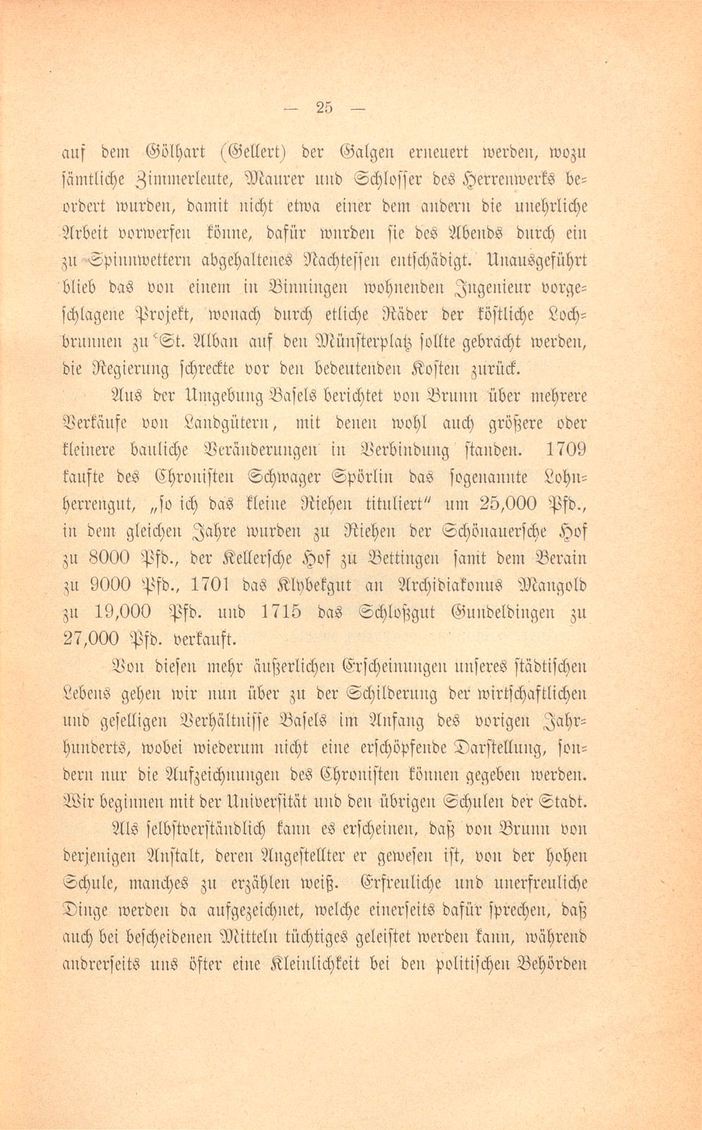 Mitteilungen aus einer Basler Chronik des beginnenden XVIII. Jahrhunderts [Sam. v. Brunn] – Seite 5