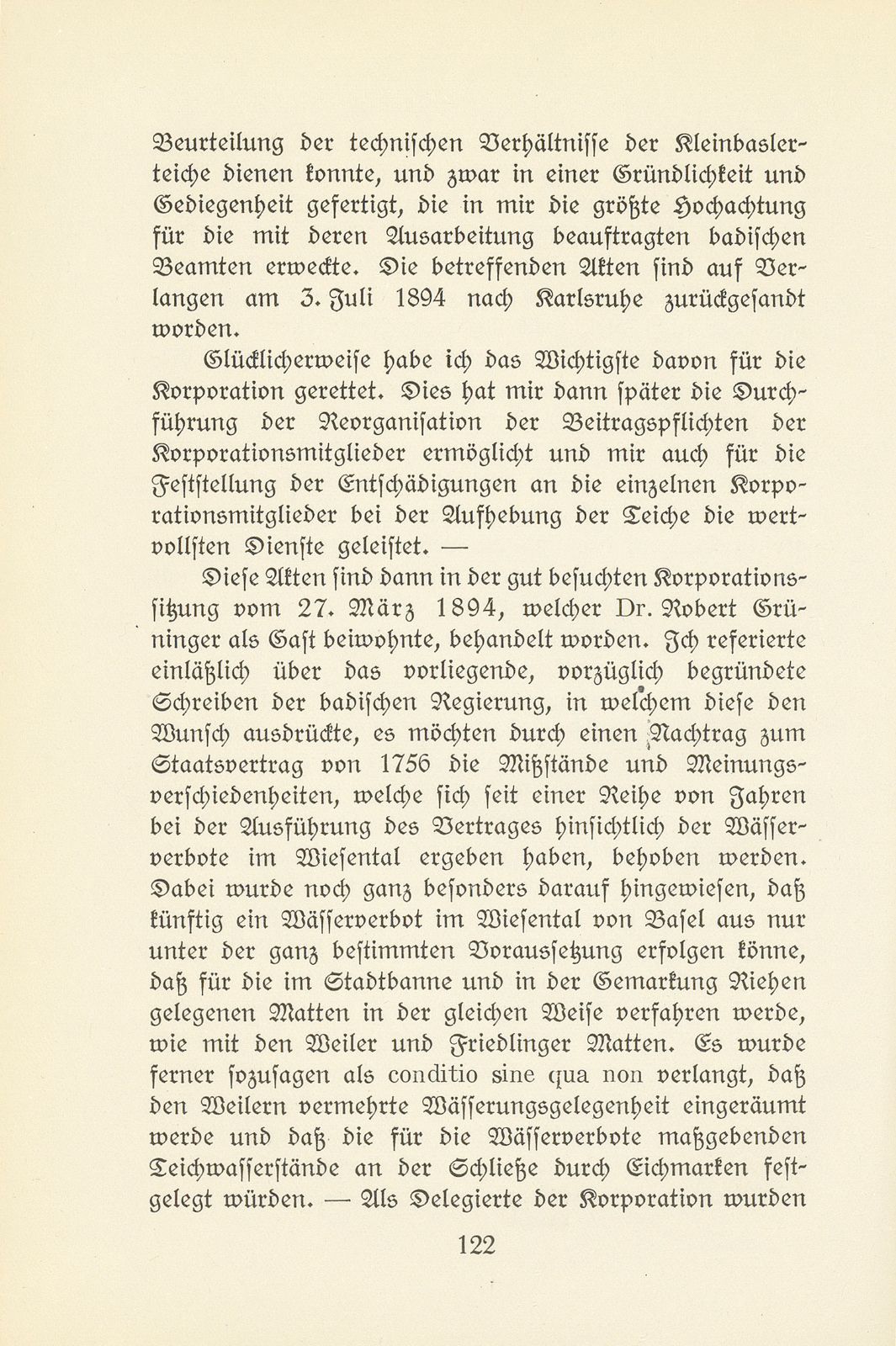 Memoiren des letzten Wassermeisters der Kleinbasler Teichkorporation – Seite 10