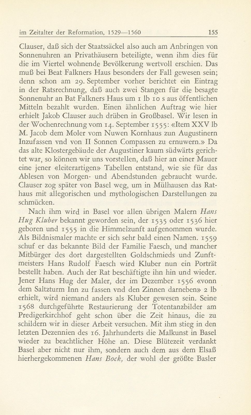 Bau- und Kunstpflege der Stadt Basel im Zeitalter der Reformation, 1529-1560 – Seite 23