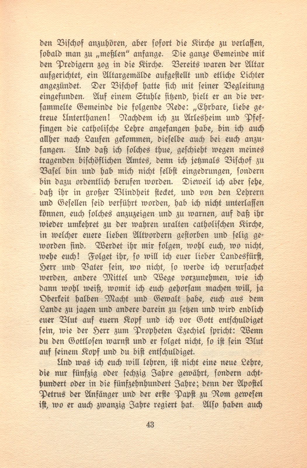 Die Gegenreformation im baslerisch-bischöflichen Laufen – Seite 13