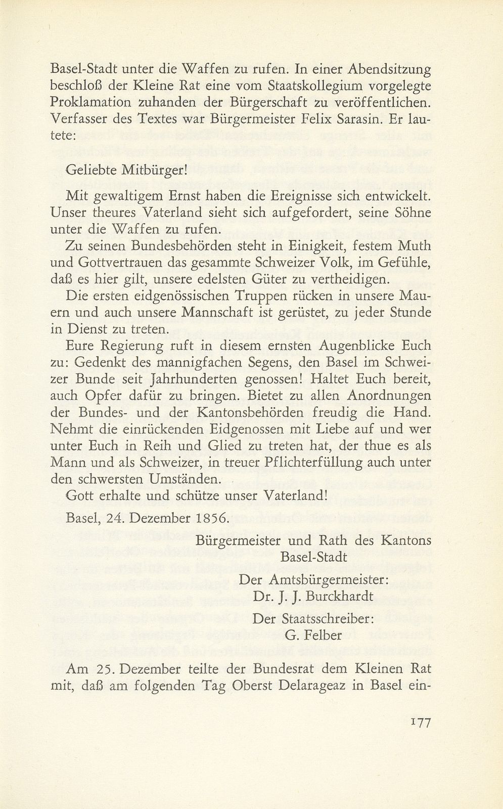 Der Neuenburger Handel (1856/57) und der Savoyerkonflikt (1860) in baslerischer Sicht – Seite 21