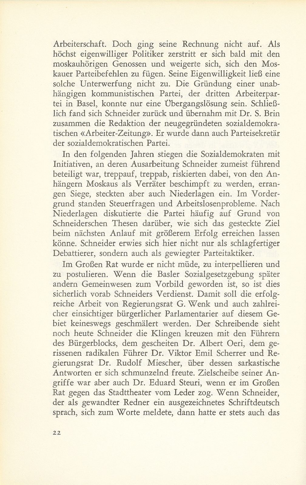 Aus bewegten Zeiten der Basler Arbeiterschaft – Seite 5