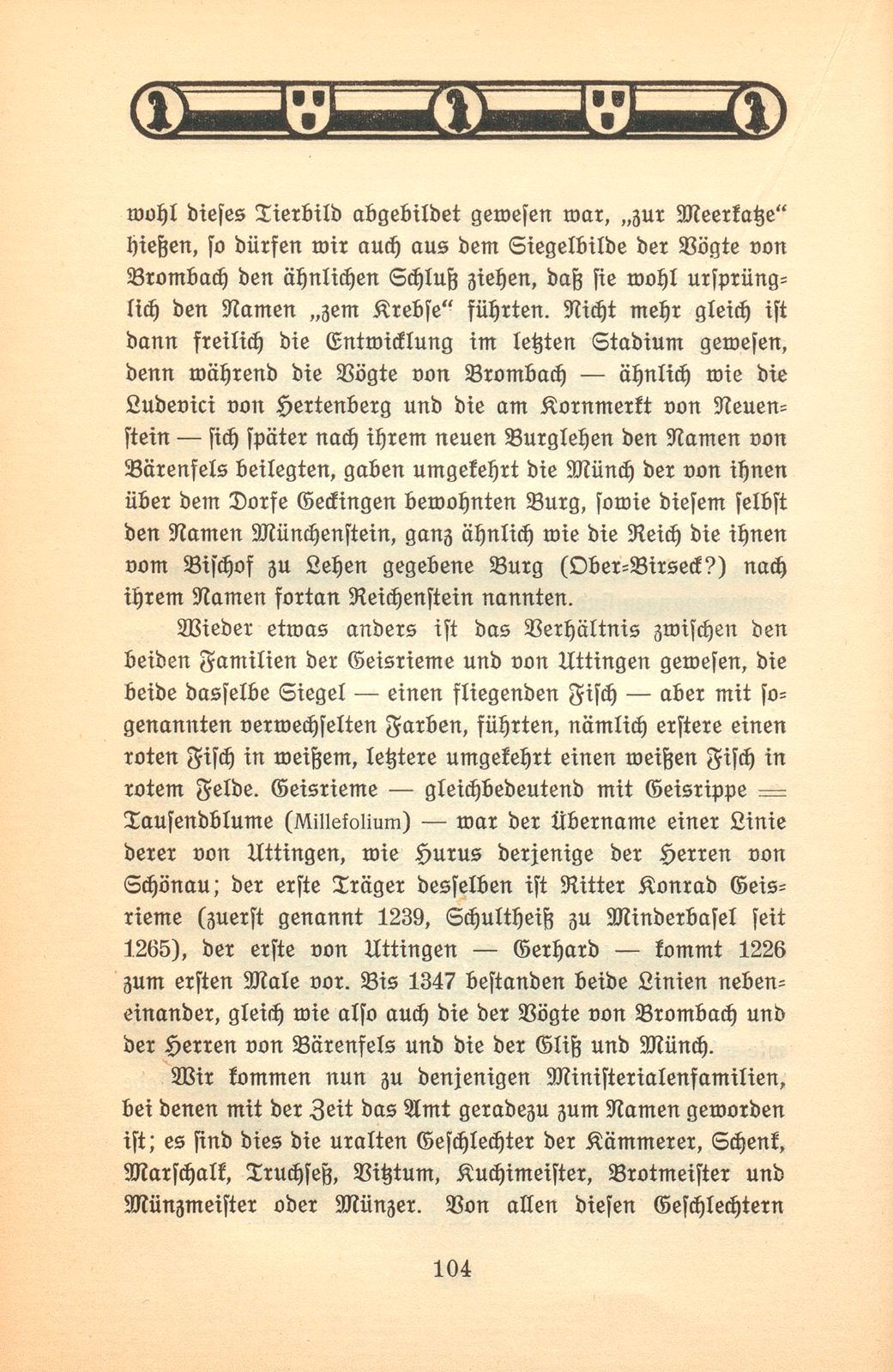 Herkunft und Stellung von Adel und Patriziat zu Basel im XIII. bis XV. Jahrhundert – Seite 13