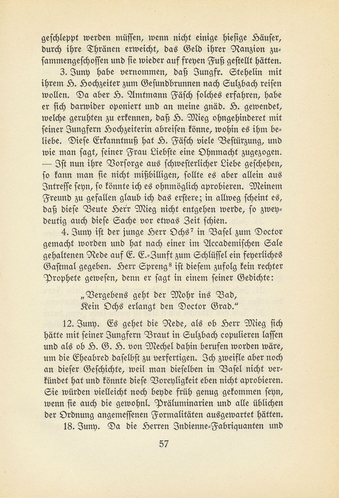 Streifzüge durch ein Notizbuch aus der Zopfzeit. [Emanuel Le Grand] – Seite 7