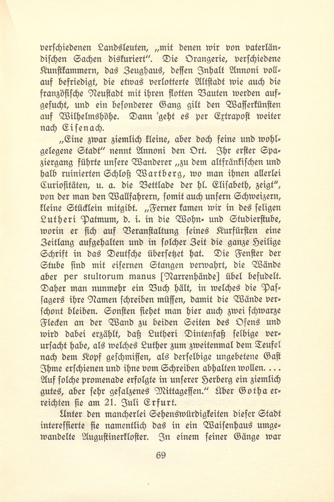 Aus den Wanderjahren des Hieronymus Annoni (1697-1770) – Seite 26