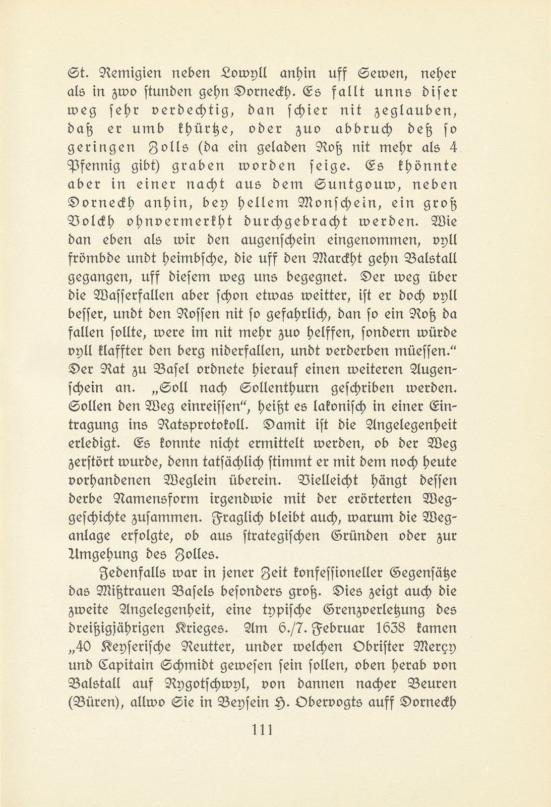 Der Wasserfallenweg, ein vergessener Juraübergang – Seite 15