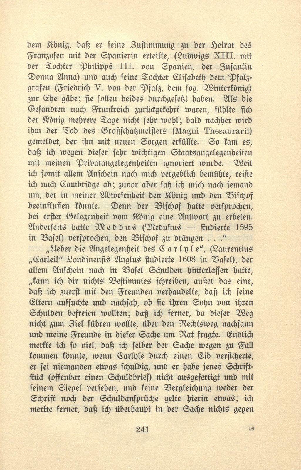 Aus den Wanderjahren eines Basler Studenten des 17. Jahrhunderts [Wolfgang Meyer] – Seite 33