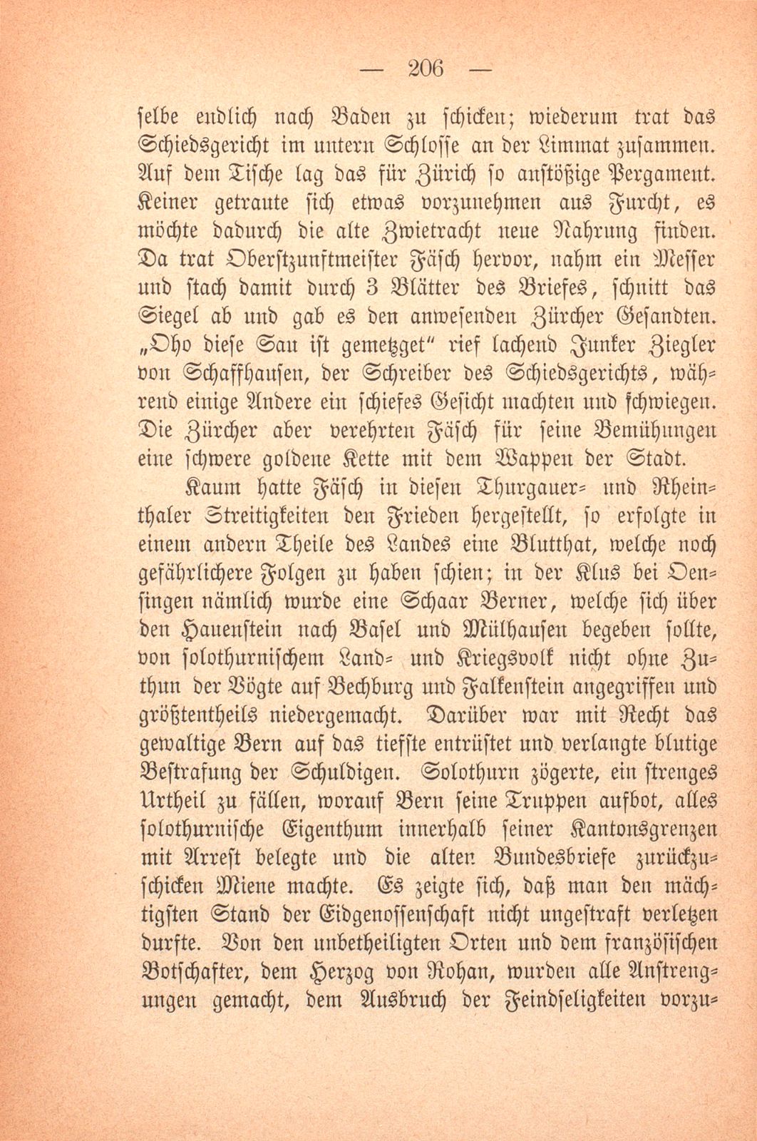 Bürgermeister Johann Rudolf Fäsch – Seite 28