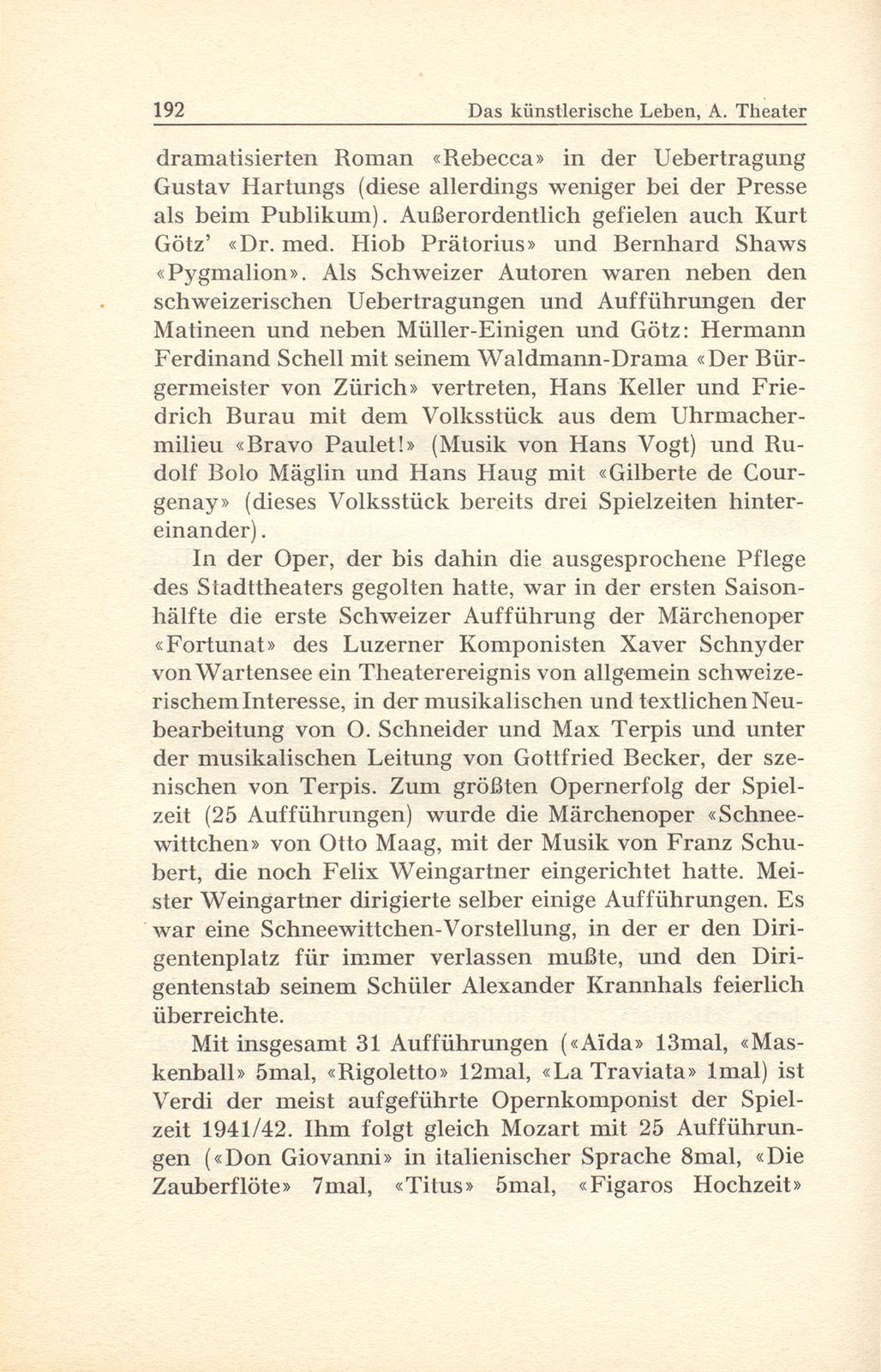 Das künstlerische Leben in Basel vom 1. Oktober 1941 bis 30. September 1942 – Seite 3