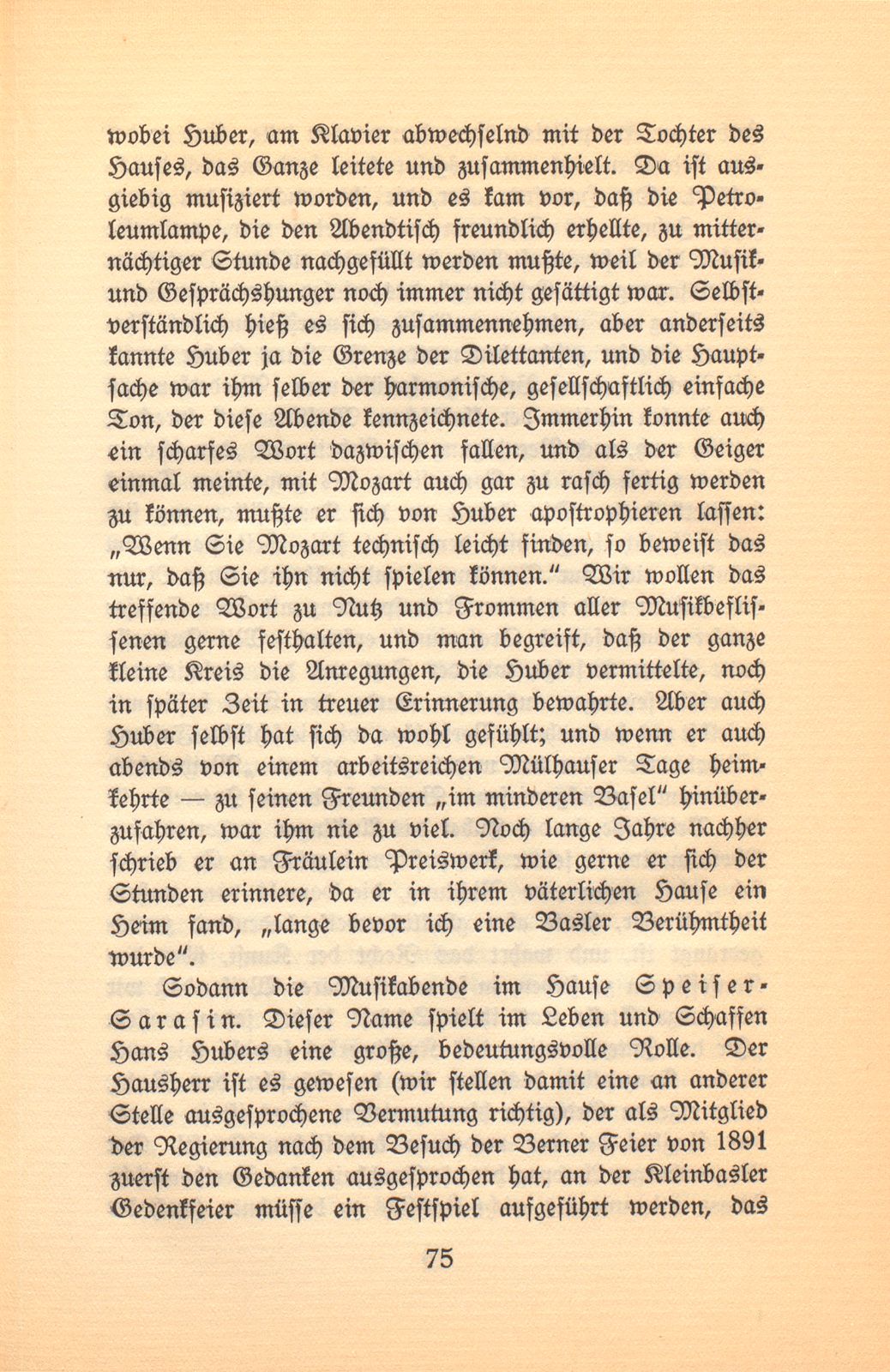 Die Bedeutung Hans Hubers für das Basler Musikleben – Seite 25