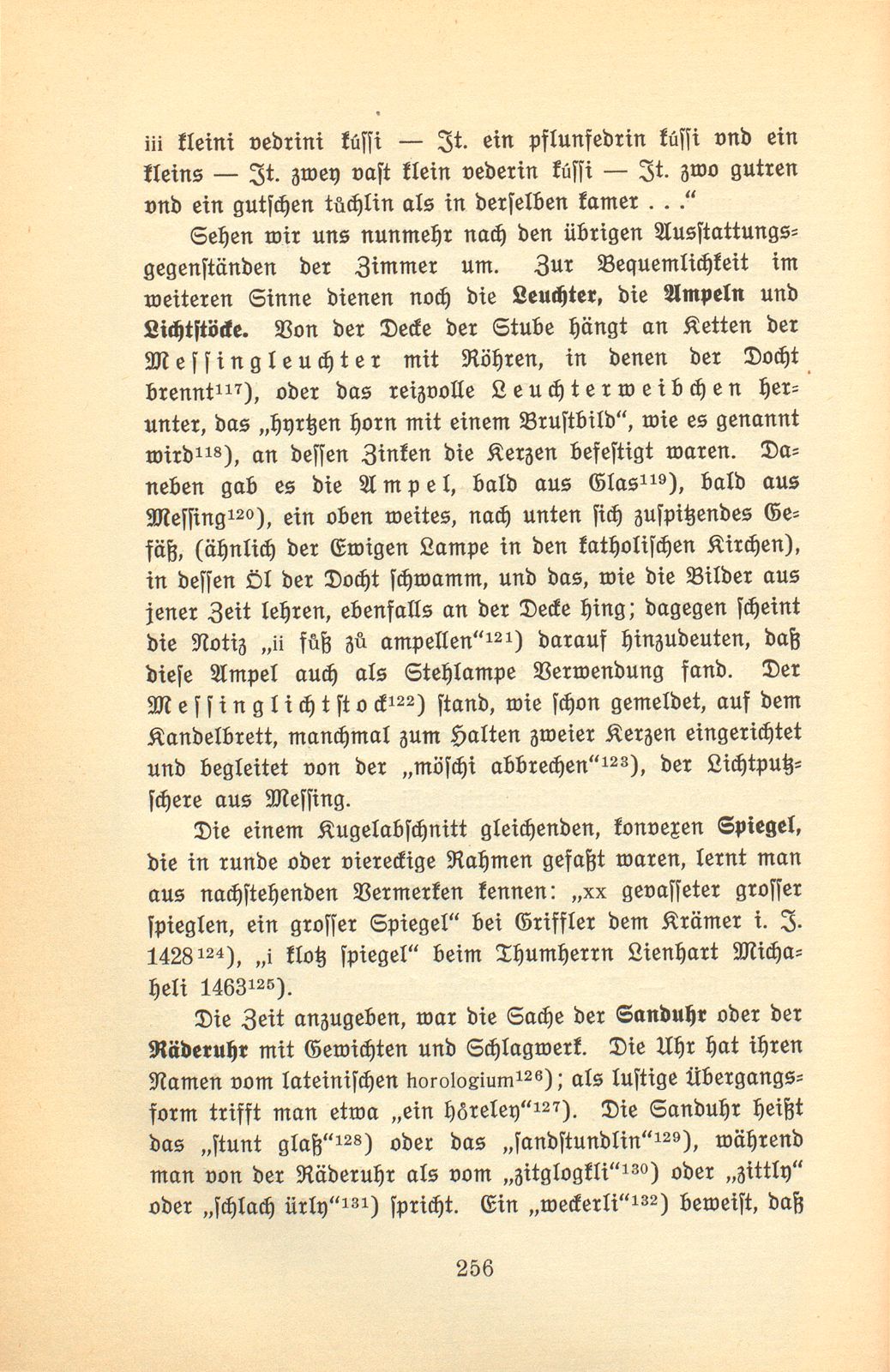 Der Basler Hausrat im Zeitalter der Spätgotik. (An Hand der schriftlichen Überlieferung.) – Seite 16