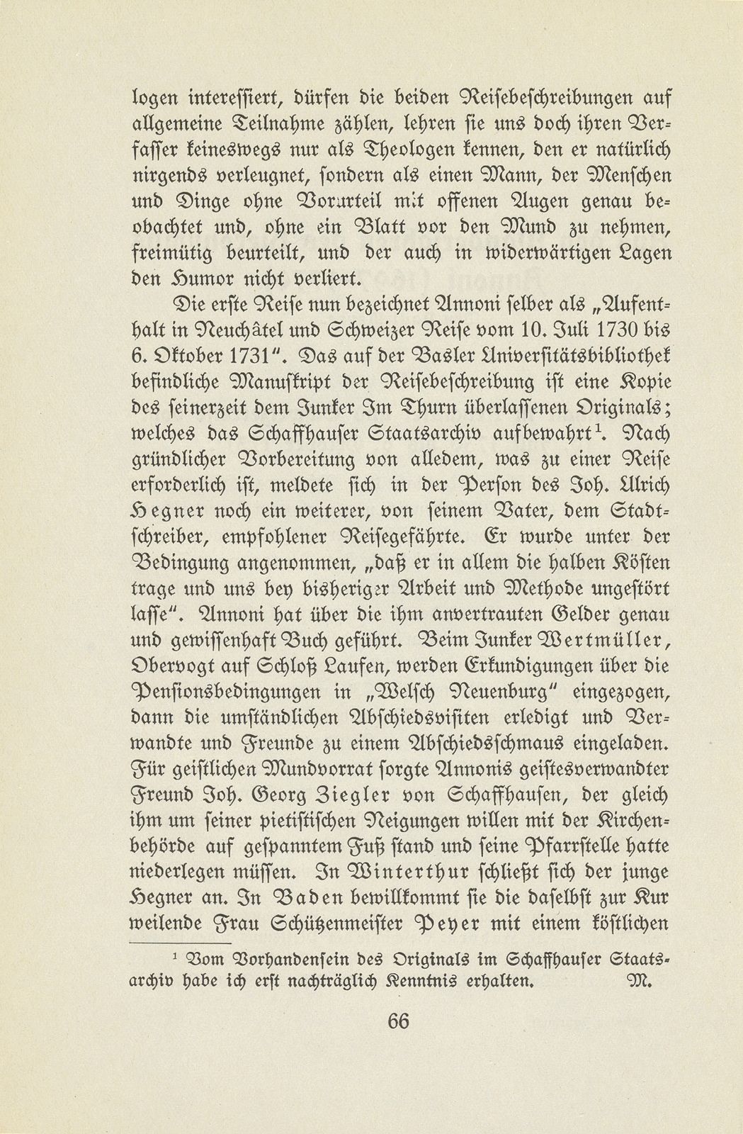 Aus den Wanderjahren des Hieronymus Annoni (1697-1770) – Seite 2