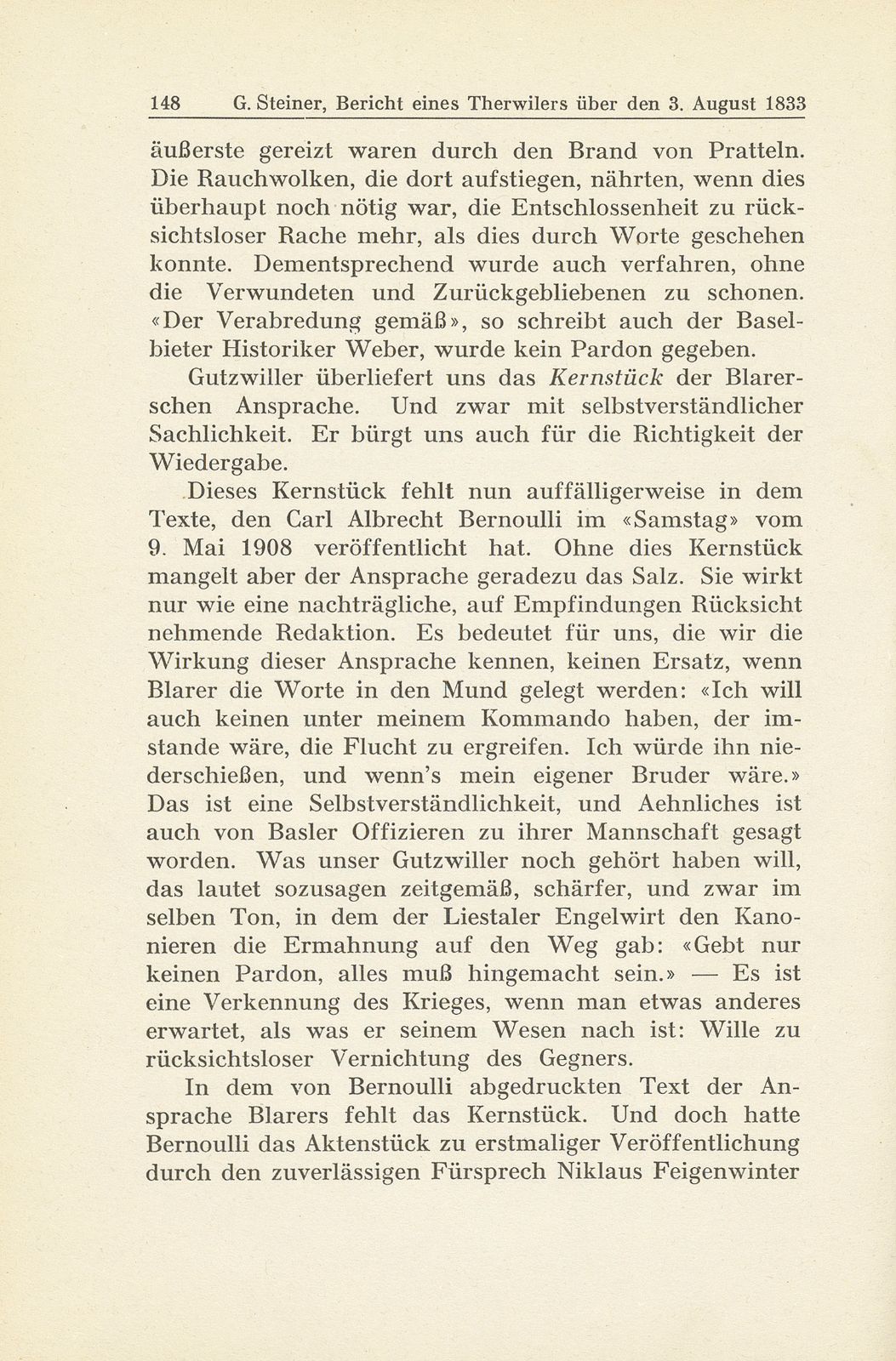 Bericht eines Therwilers über den 3. August 1833 [J. Gutzwiller-Schaub] – Seite 8