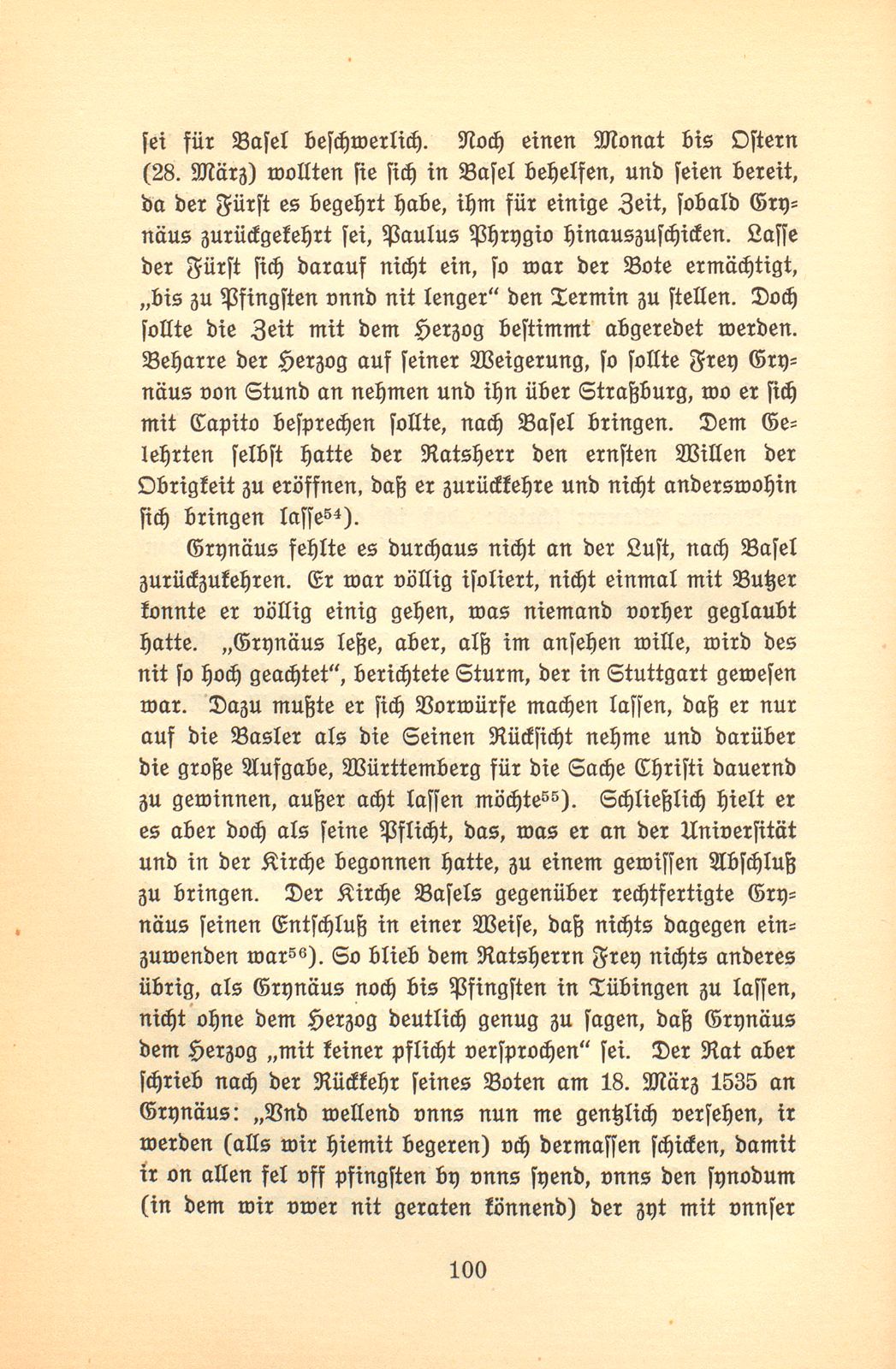 Die Berufung des Simon Grynäus nach Tübingen. 1534/1535 – Seite 13