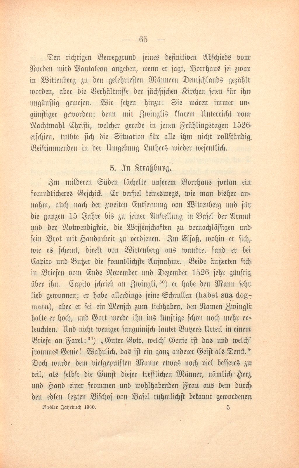 Martin Borrhaus (Cellarius), ein Sonderling aus der Reformationszeit – Seite 19