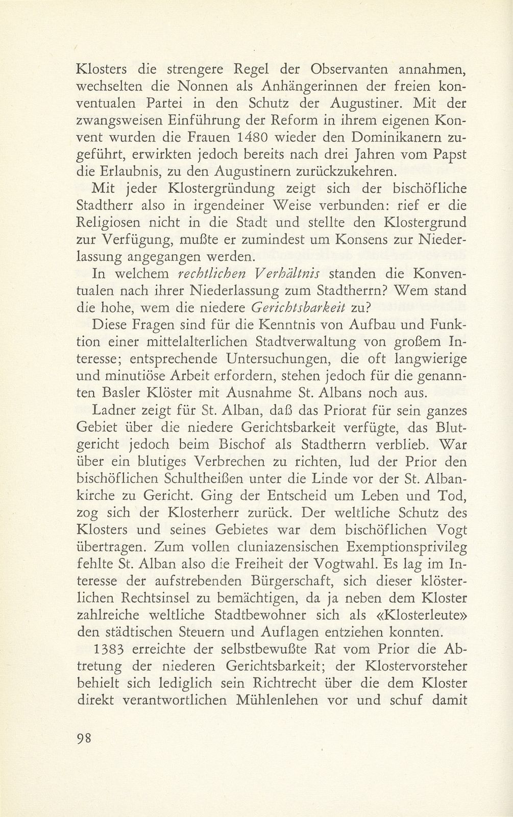 Die Klöster im mittelalterlichen Basel – Seite 8