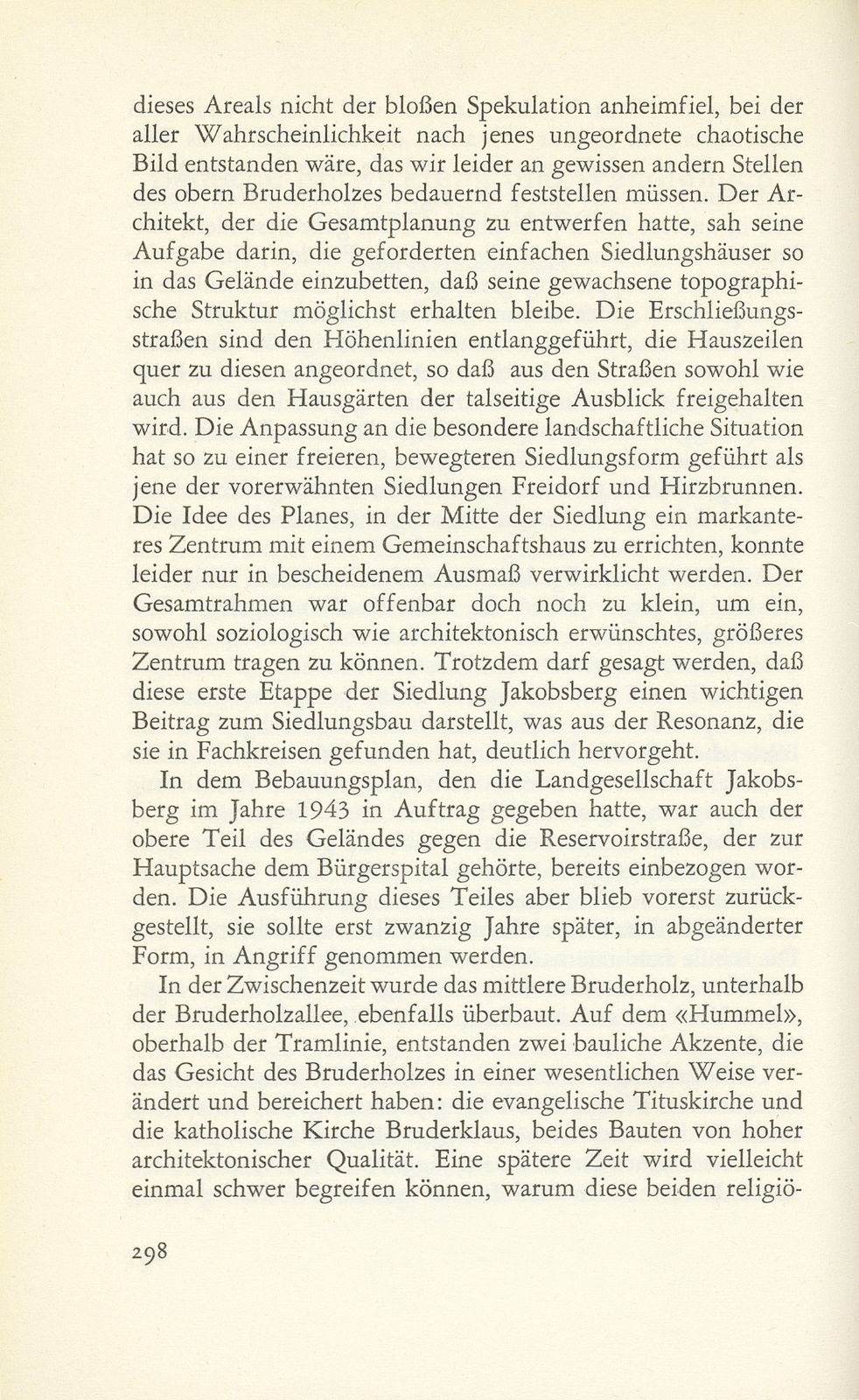 Bauliche Entwicklung und Wandlungen auf dem Bruderholz – Seite 3