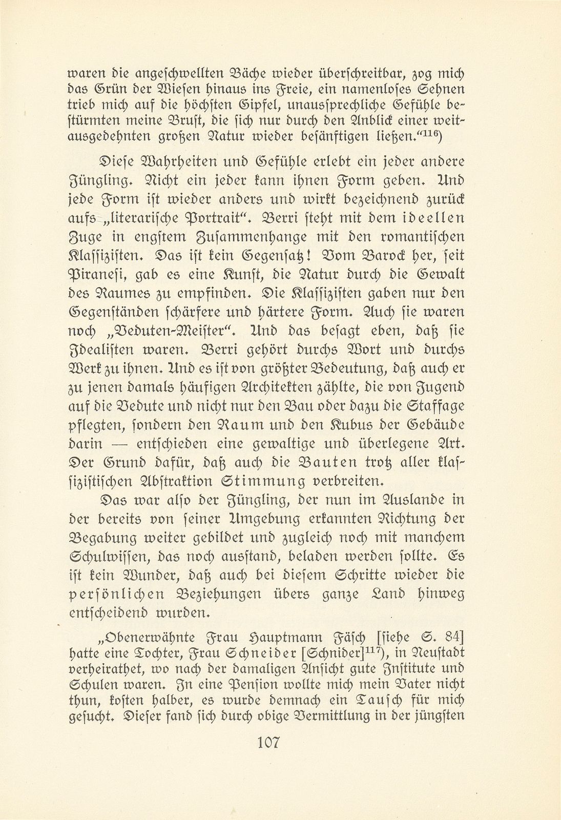 Melchior Berri. (Ein Beitrag zur Kultur des Spätklassizismus in Basel.) – Seite 49