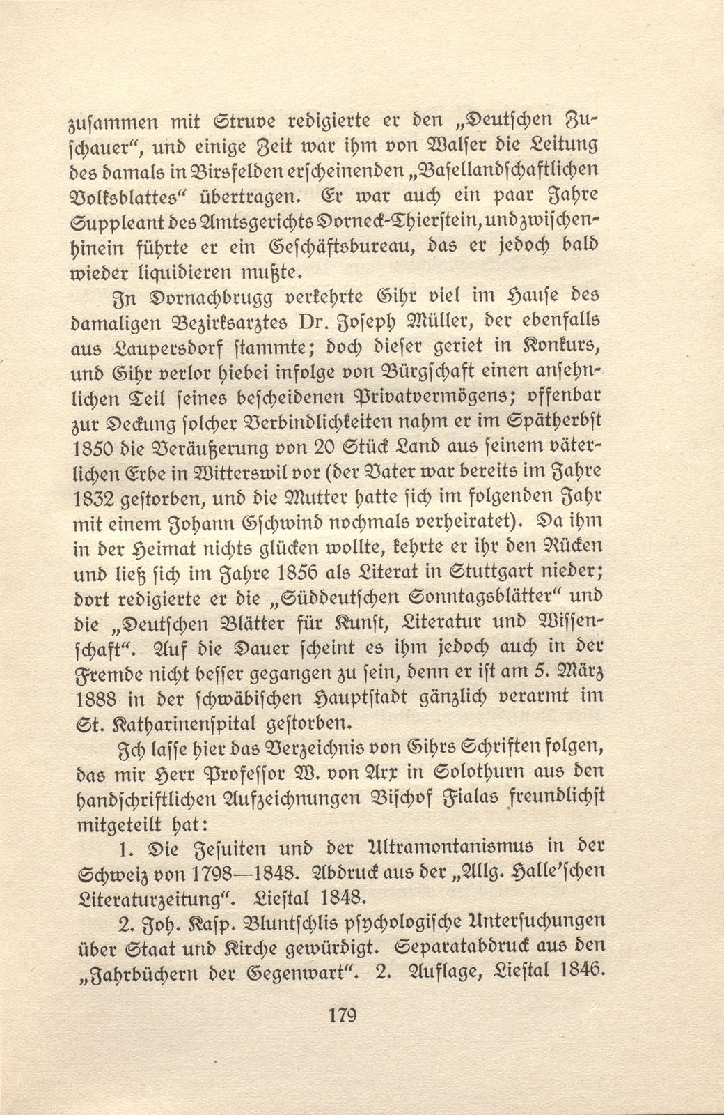 Franz von Sonnenfeld, ein Schriftsteller aus dem Vorblauengebiet [Johannes Gihr] – Seite 4