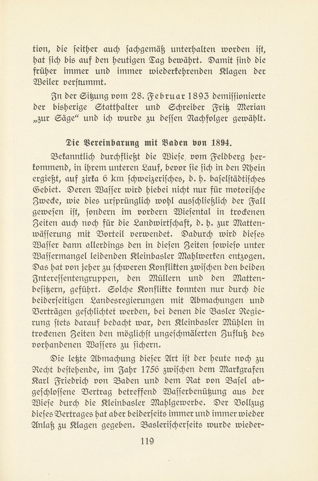 Memoiren des letzten Wassermeisters der Kleinbasler Teichkorporation – Seite 7