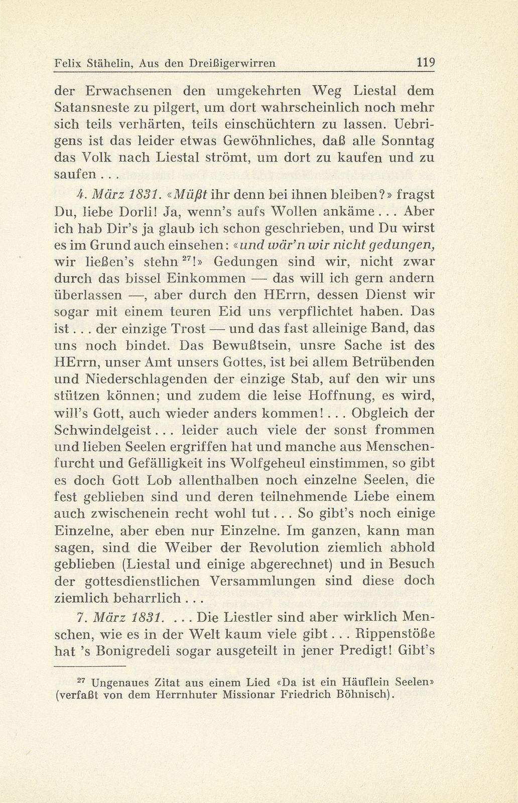 Erlebnisse und Bekenntnisse aus der Zeit der Dreissigerwirren [Gebrüder Stähelin] – Seite 17