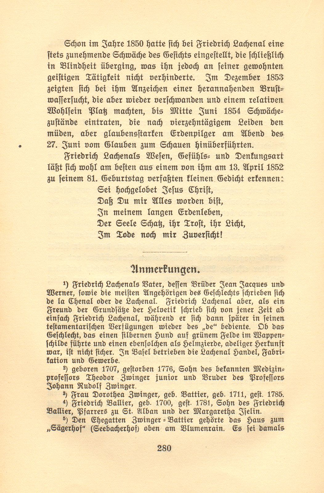 Kurze Notizen aus den Lebensumständen von Friedrich Lachenal – Seite 24