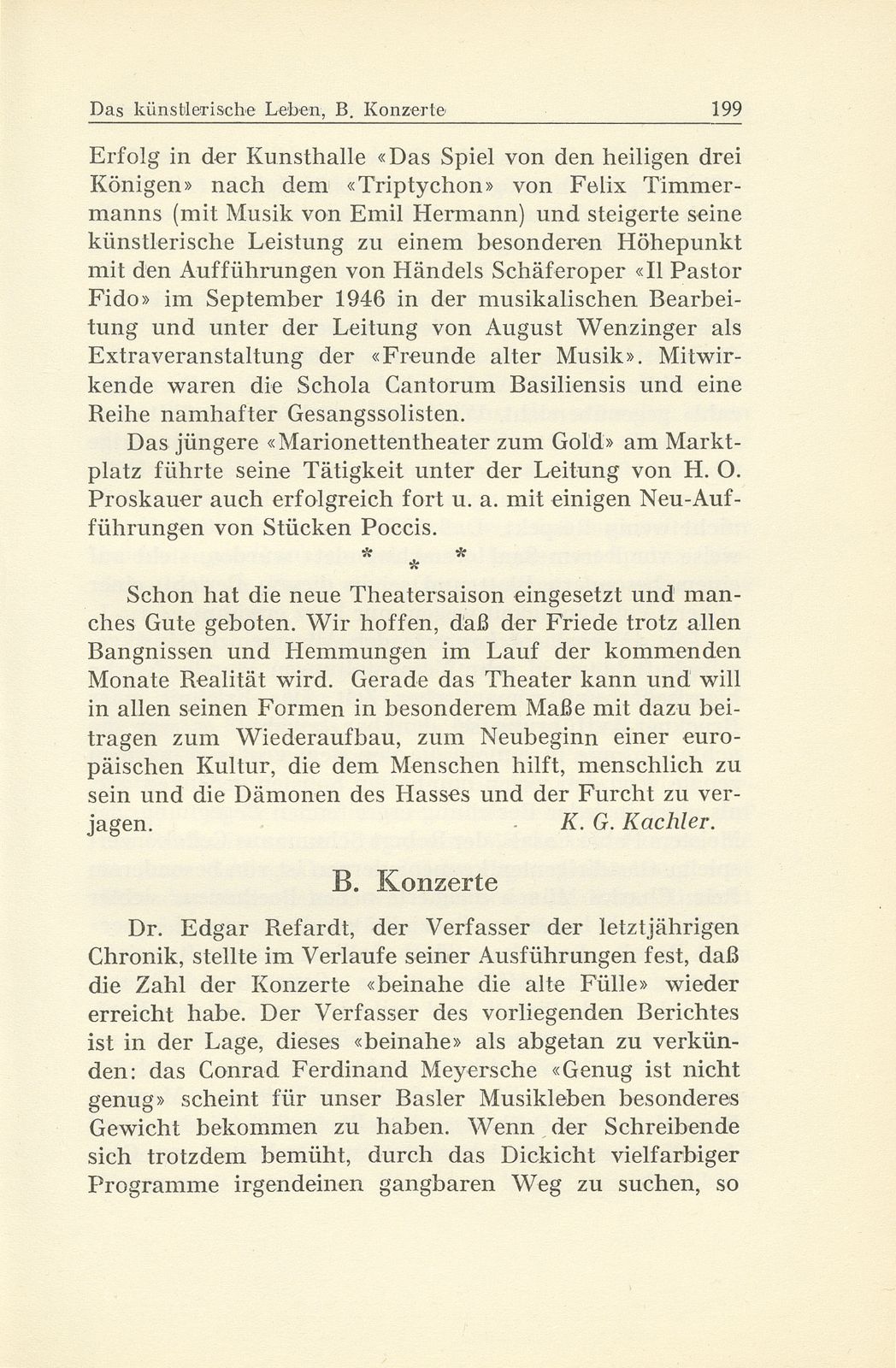 Das künstlerische Leben in Basel vom 1. Oktober 1945 bis 30. September 1946 – Seite 8