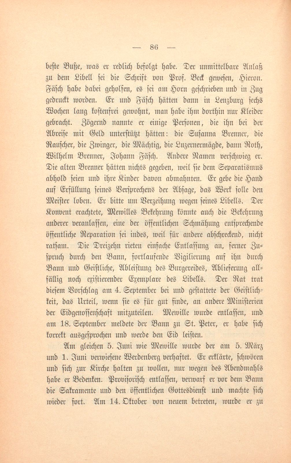 Die Basler Separatisten im achtzehnten Jahrhundert – Seite 33