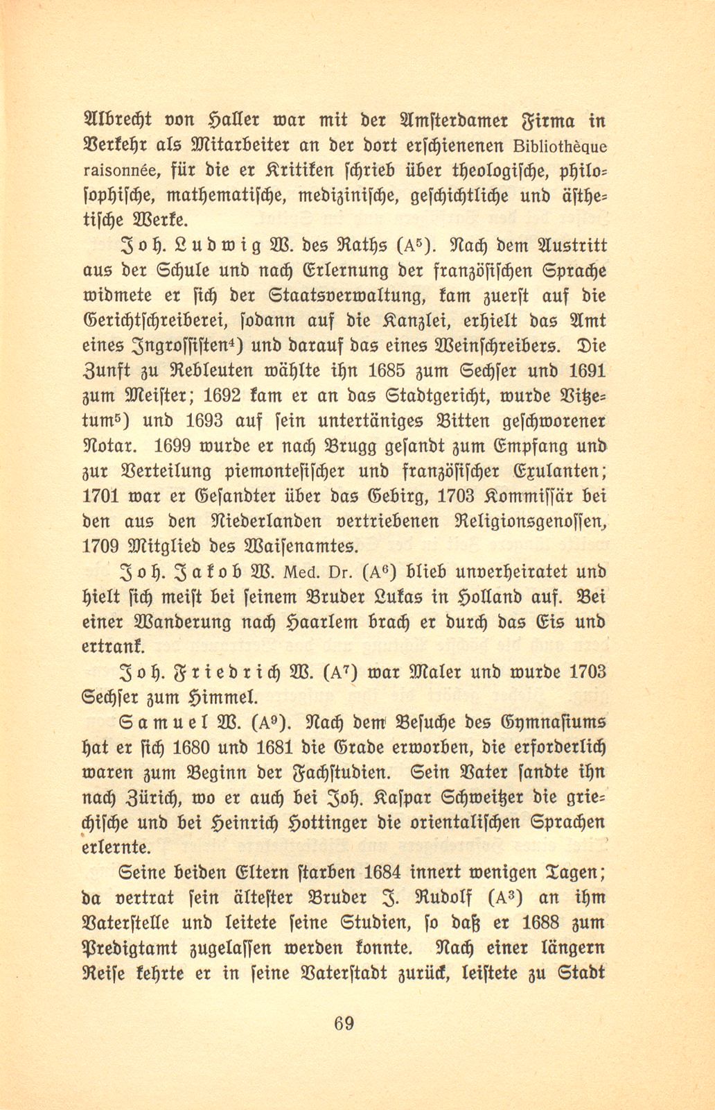 Johann Rudolf Wettstein's männliche Nachkommen in Basel – Seite 12