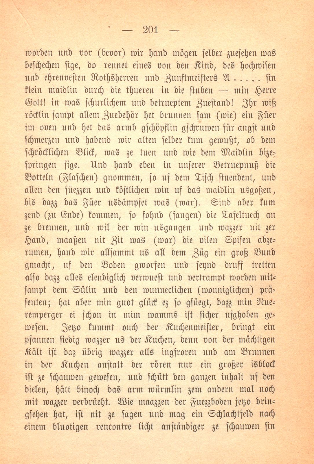 Aus einer Basler Familienchronik des Jahres 1622. (Gütigst mitgeteilt von J. M.) [Als Fälschung bezeichnet.] – Seite 3