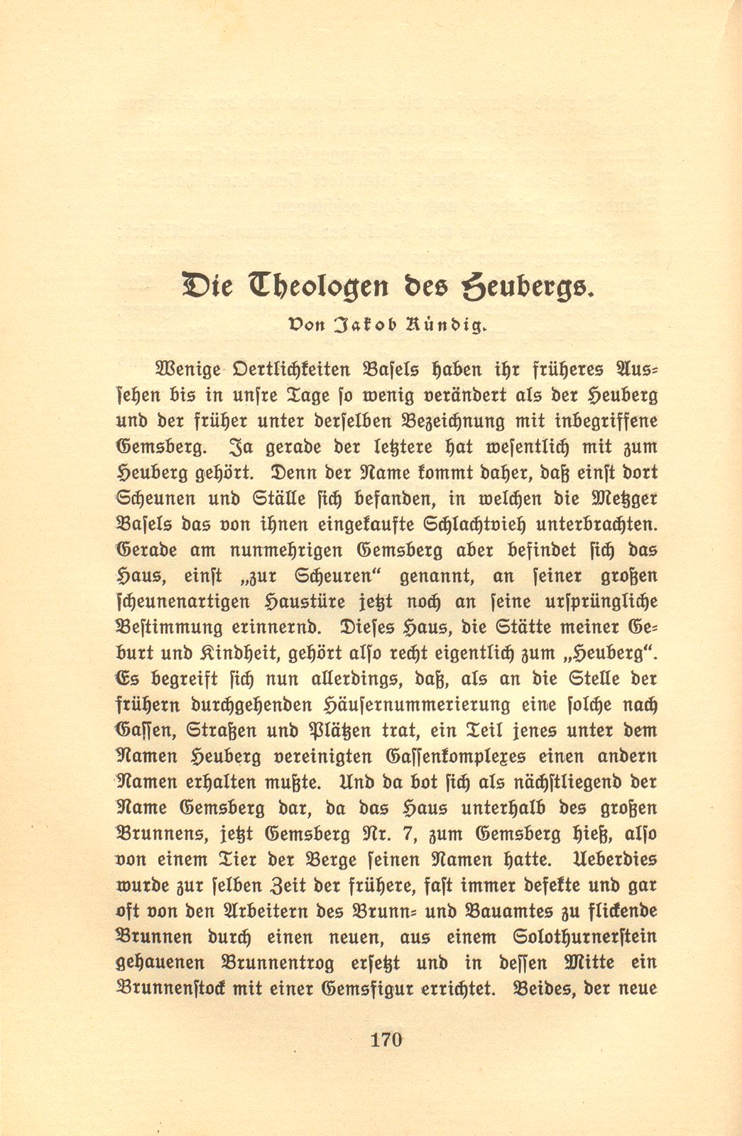 Die Theologen des Heubergs – Seite 1