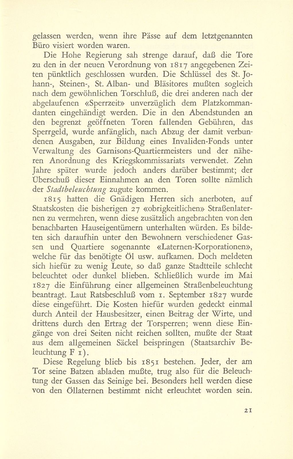 Die Basler Torsperren im 19. Jahrhundert – Seite 17