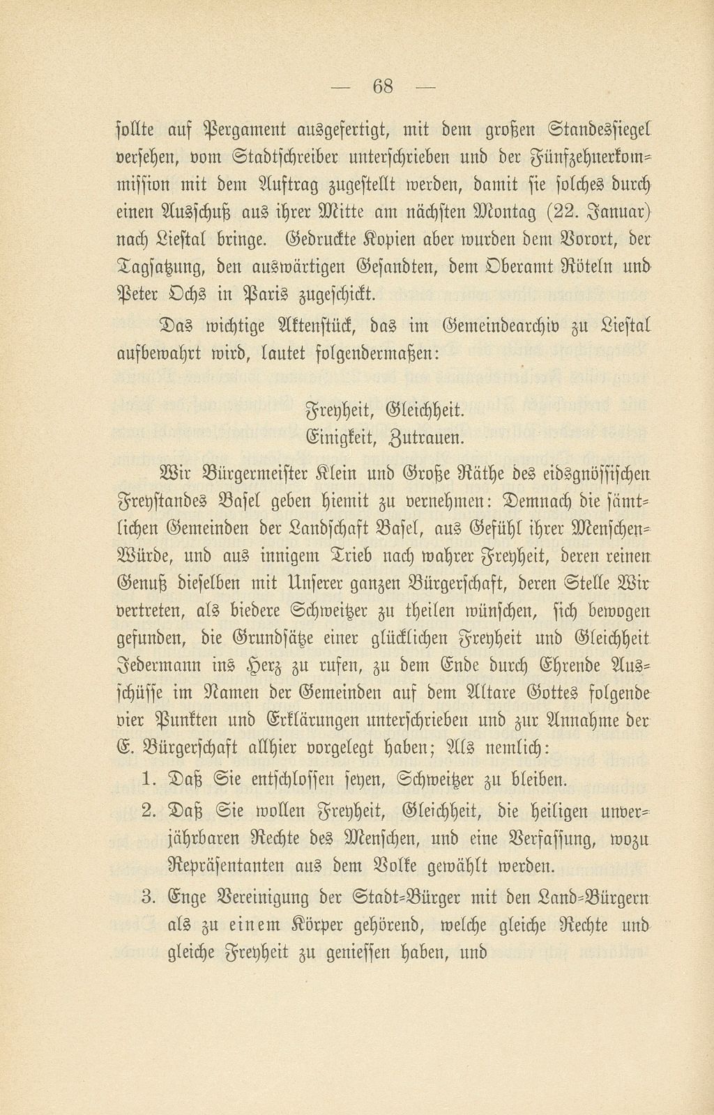 Die Revolution zu Basel im Jahre 1798 – Seite 72