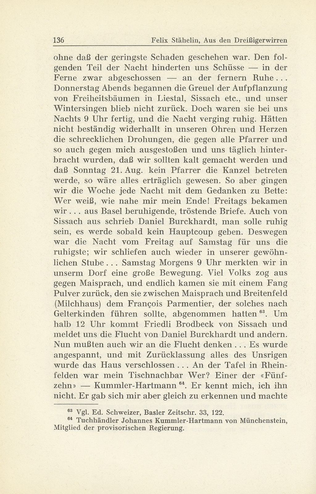 Erlebnisse und Bekenntnisse aus der Zeit der Dreissigerwirren [Gebrüder Stähelin] – Seite 34