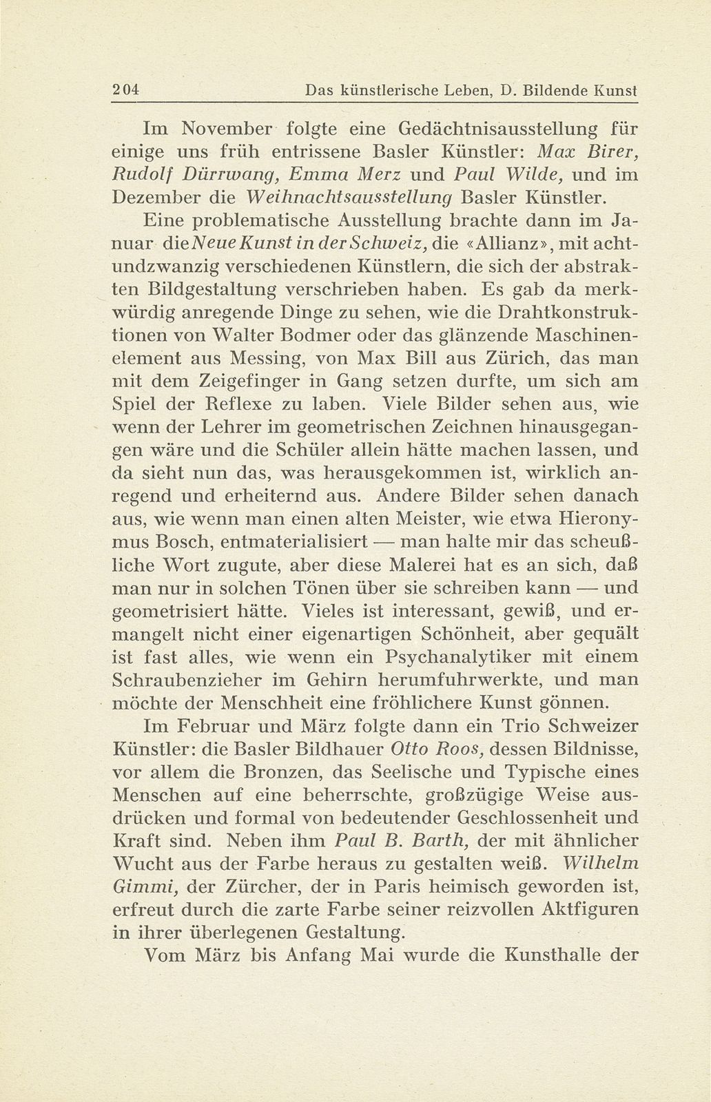 Das künstlerische Leben in Basel vom 1. Oktober 1937 bis 30. September 1938 – Seite 2