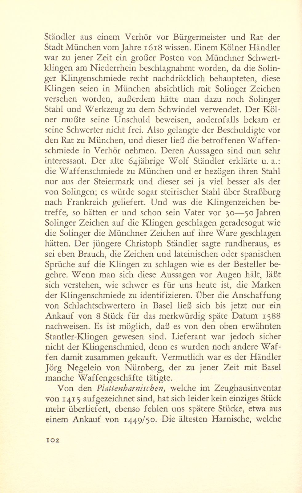 Die erhaltenen Waffenbestände des alten Basler Zeughauses – Seite 26