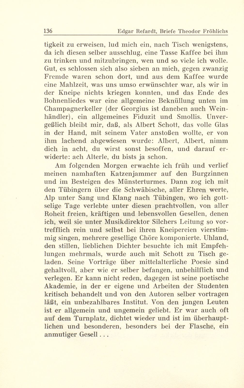 Aus Briefen Theodor Fröhlichs an Abel Burckhardt und Wilhelm Wackernagel – Seite 25