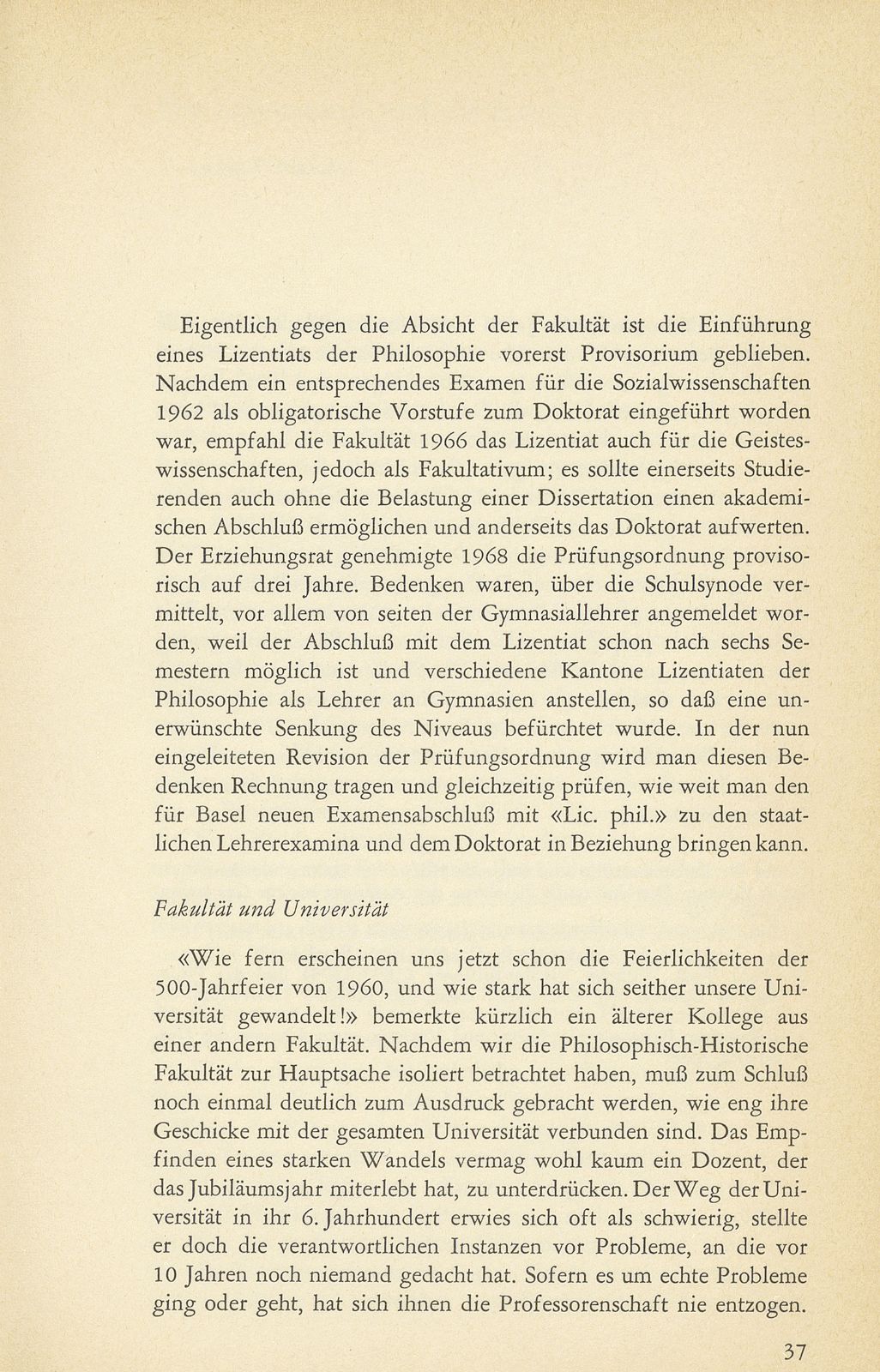 Die Philosophisch-Historische Fakultät der Universität Basel – Seite 12