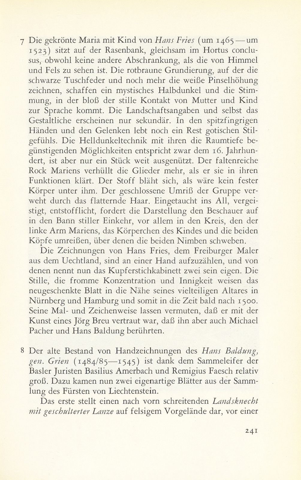 Die Schenkung altdeutscher Meisterzeichnungen an das Basler Kupferstichkabinett – Seite 10